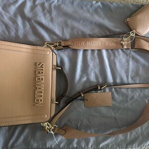 Steve Madden Caramel Satchel, crossbody